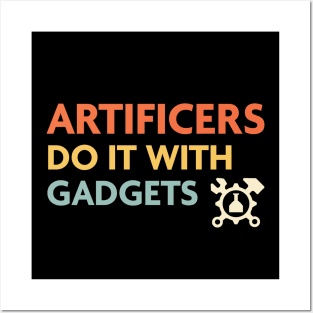 Artificers Do It With Gadgets, DnD Artificer Class Posters and Art